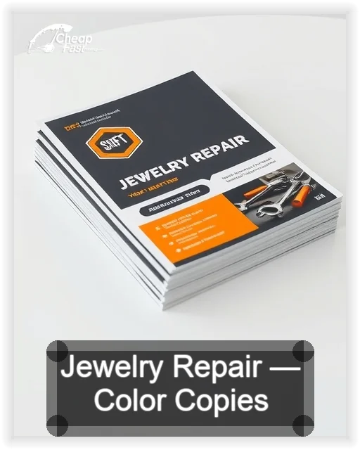 Jewelry Repair business card design sample