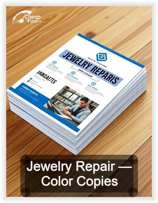 Jewelry Repair business card design sample