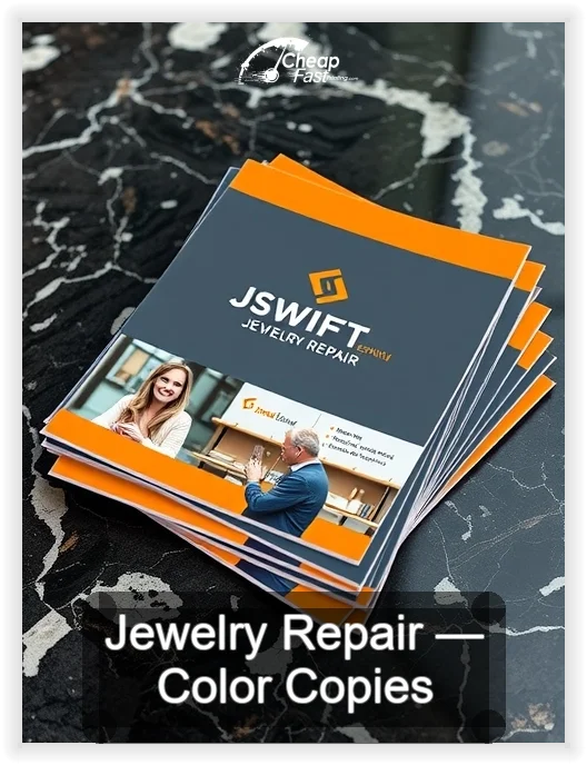 Jewelry Repair business card design sample