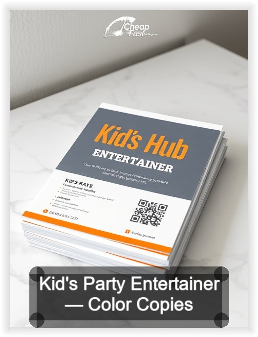 Kid S Party Entertainer business card design sample