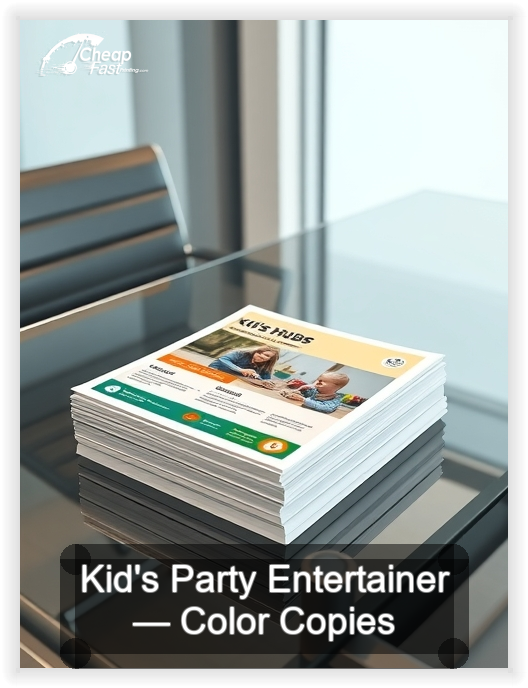 Kid S Party Entertainer business card design sample