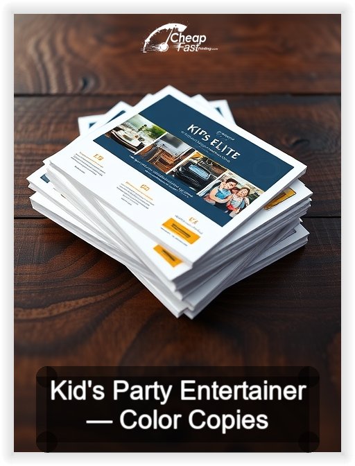 Kid S Party Entertainer business card design sample