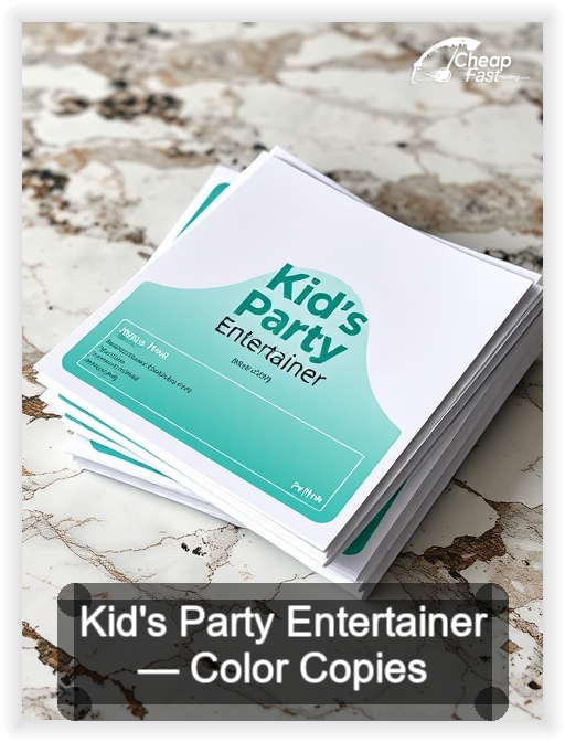 Kid S Party Entertainer business card design sample