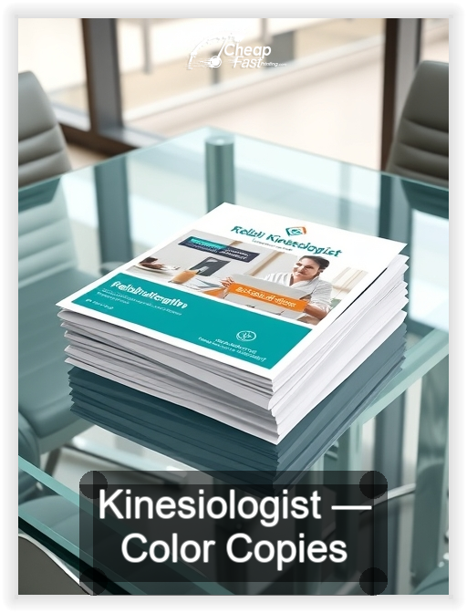 Kinesiologist business card design sample