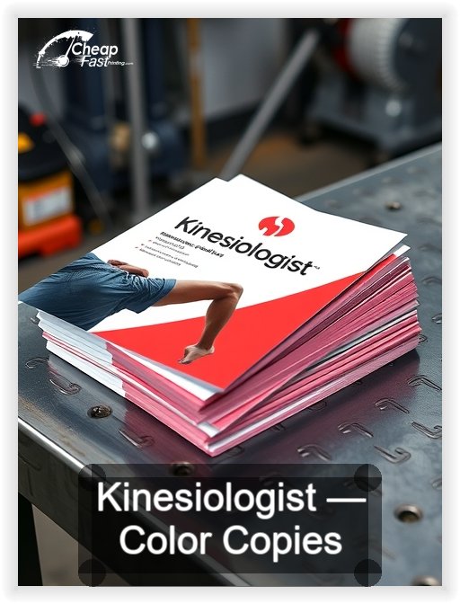 Kinesiologist business card design sample