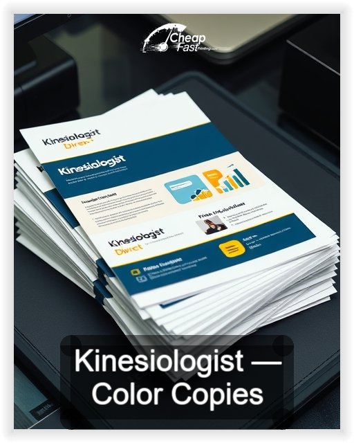 Kinesiologist business card design sample