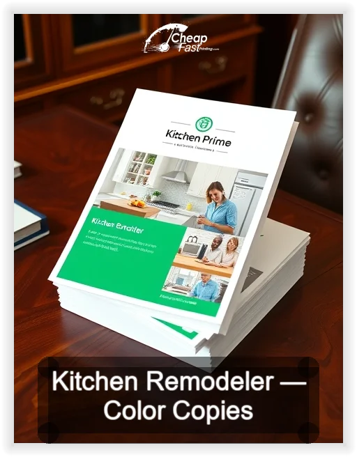 Kitchen Remodeler business card design sample