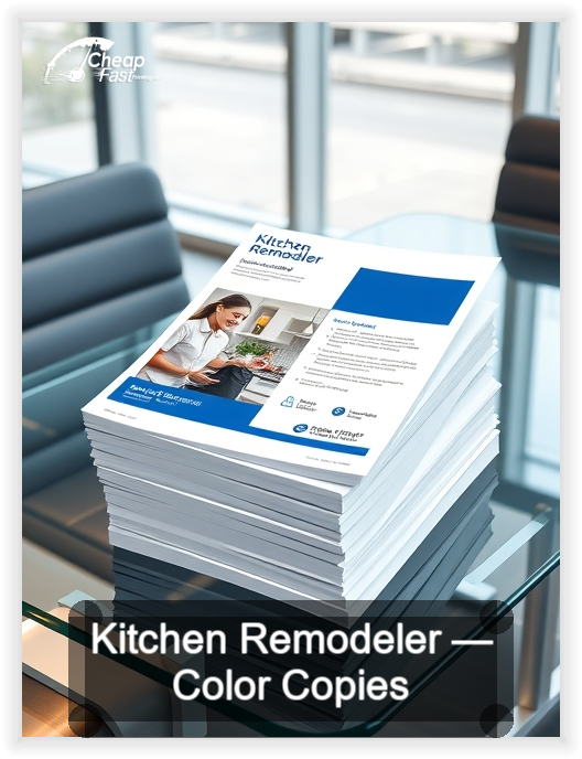 Kitchen Remodeler business card design sample