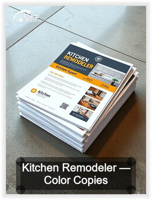 Kitchen Remodeler business card design sample