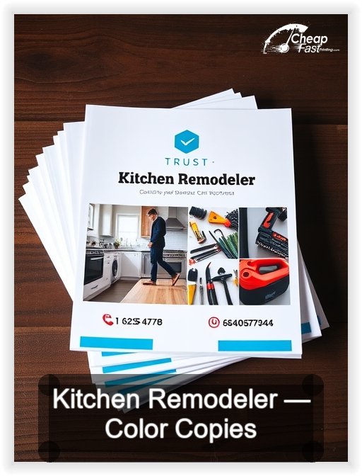 Kitchen Remodeler business card design sample