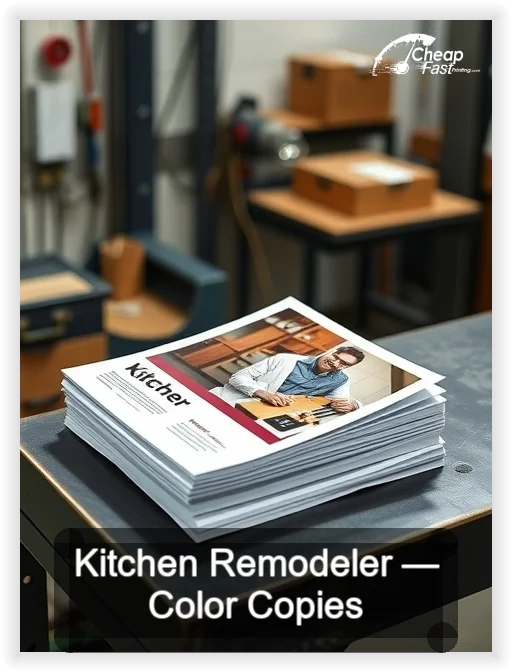 Kitchen Remodeler business card design sample