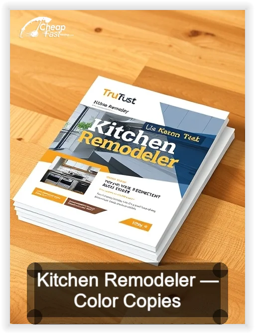 Kitchen Remodeler business card design sample