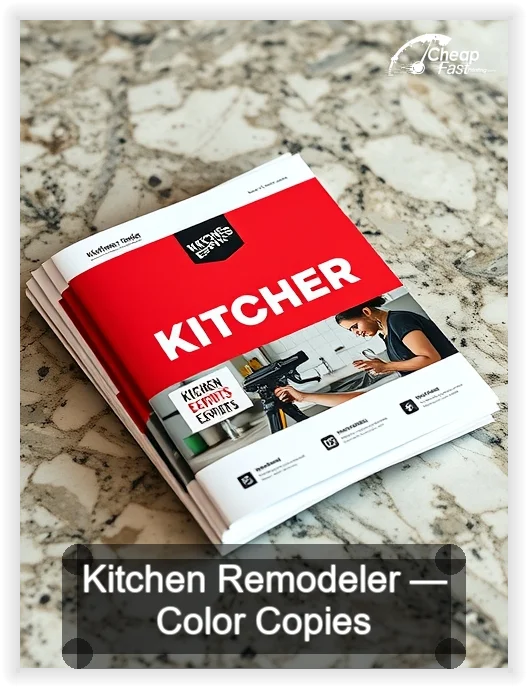Kitchen Remodeler business card design sample