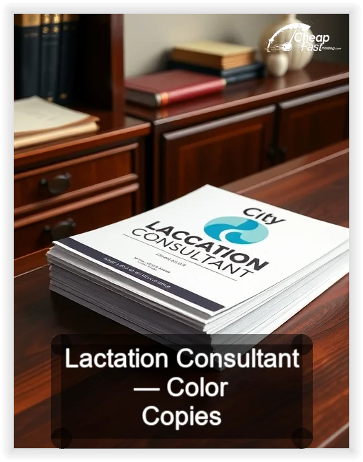 Lactation Consultant business card design sample