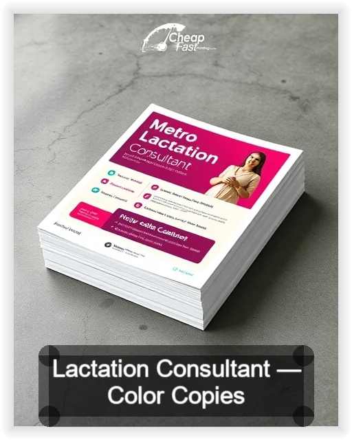 Lactation Consultant business card design sample
