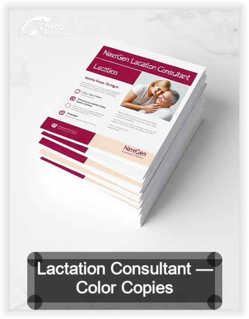 Lactation Consultant business card design sample