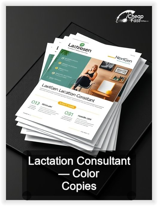 Lactation Consultant business card design sample