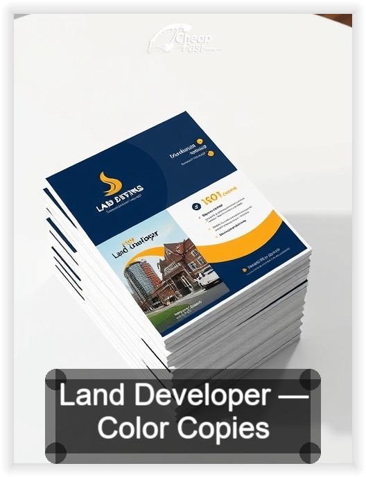 Land Developer business card design sample