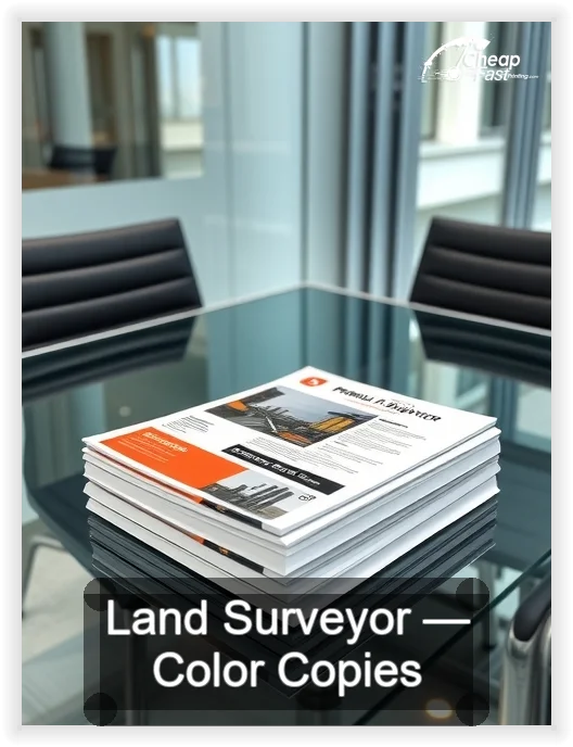Land Surveyor business card design sample