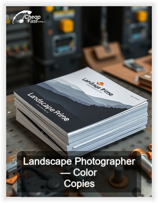 Landscape Photographer business card design sample
