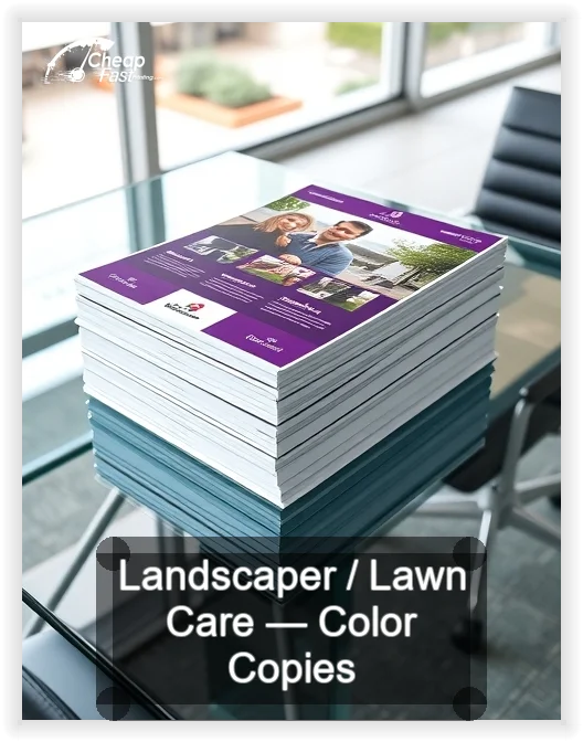 Landscaper Lawn Care business card design sample