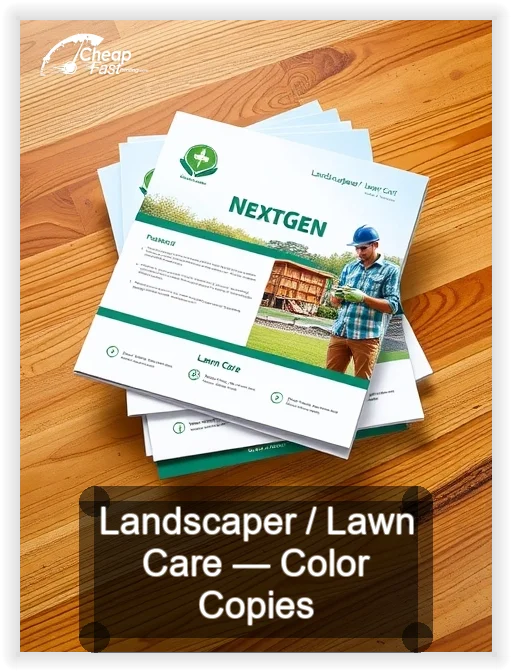 Landscaper Lawn Care business card design sample