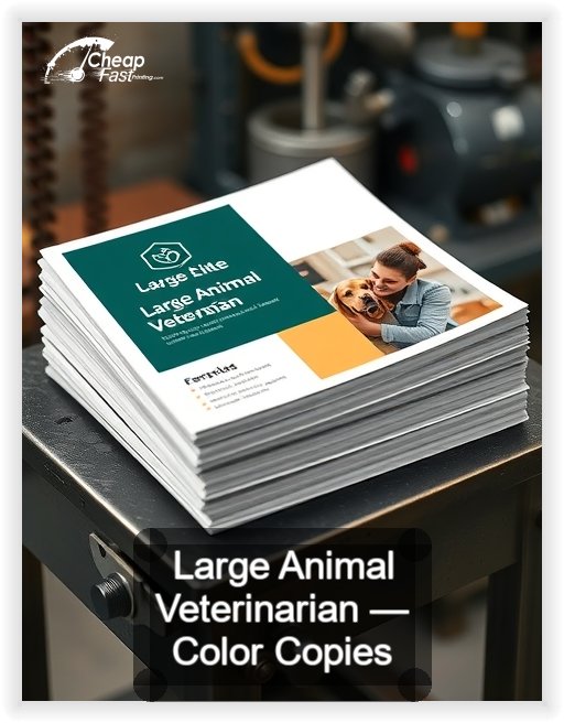 Large Animal Veterinarian business card design sample