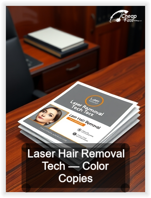 Laser Hair Removal Tech business card design sample