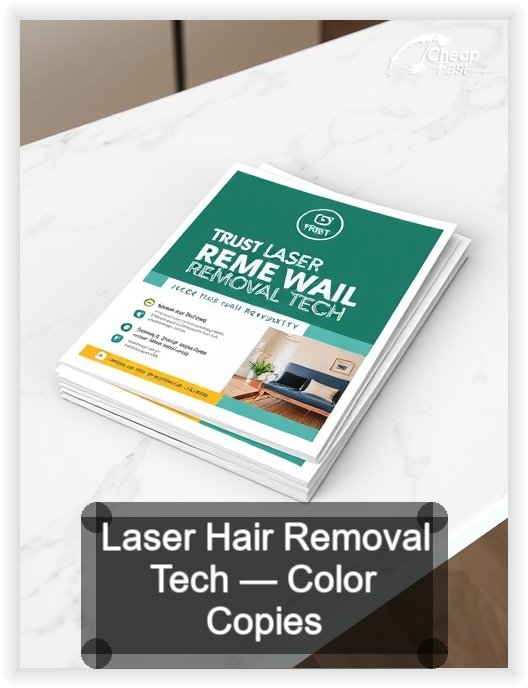 Laser Hair Removal Tech business card design sample