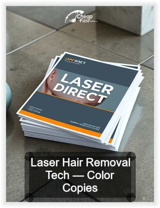 Laser Hair Removal Tech business card design sample
