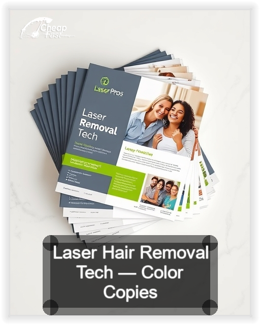 Laser Hair Removal Tech business card design sample
