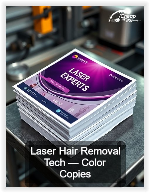 Laser Hair Removal Tech business card design sample
