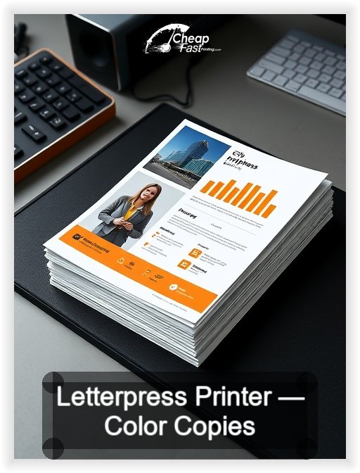 Letterpress Printer business card design sample