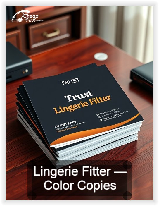 Lingerie Fitter business card design sample