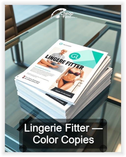 Lingerie Fitter business card design sample