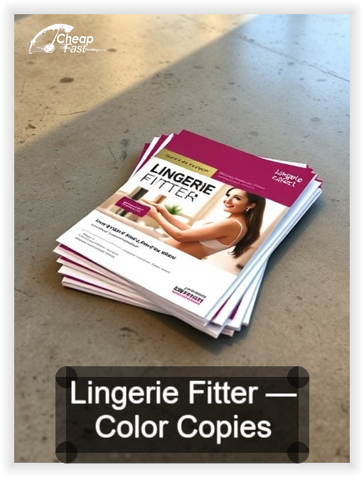 Lingerie Fitter business card design sample