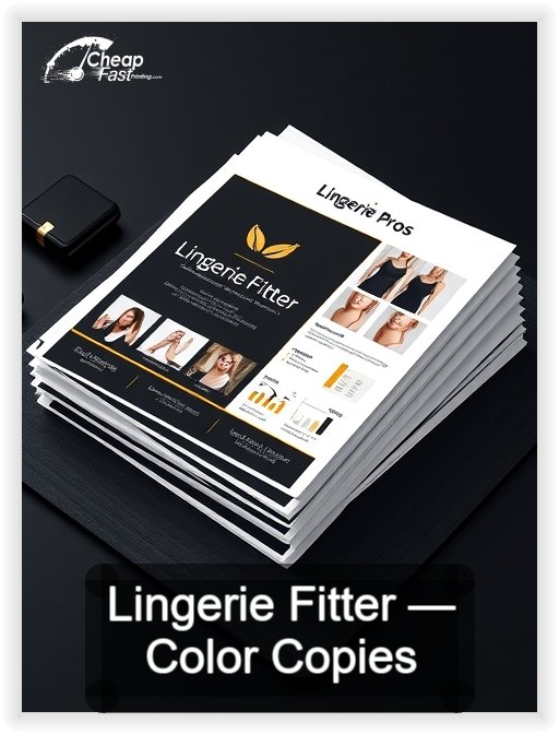 Lingerie Fitter business card design sample