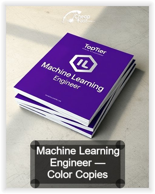 Machine Learning Engineer business card design sample