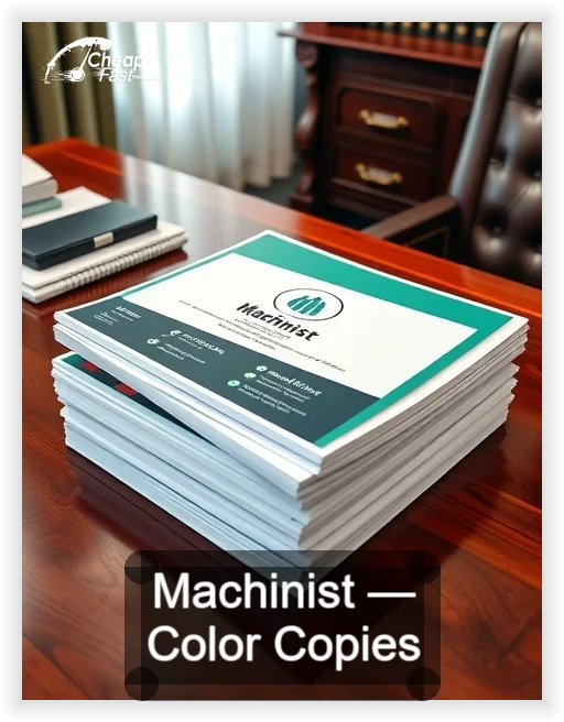 Machinist business card design sample