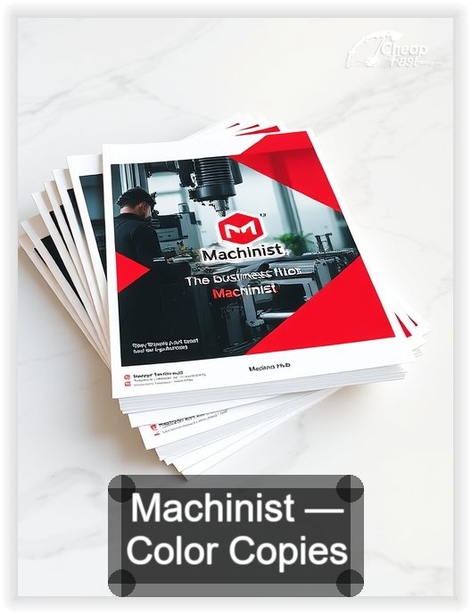 Machinist business card design sample