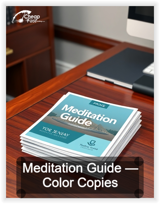 Meditation Guide business card design sample