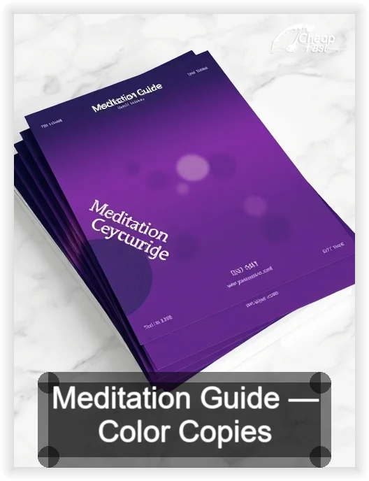 Meditation Guide business card design sample
