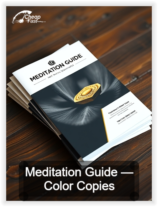 Meditation Guide business card design sample