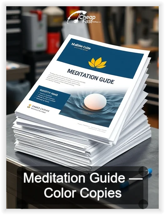 Meditation Guide business card design sample