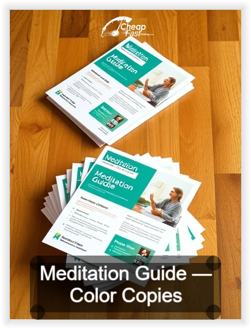 Meditation Guide business card design sample