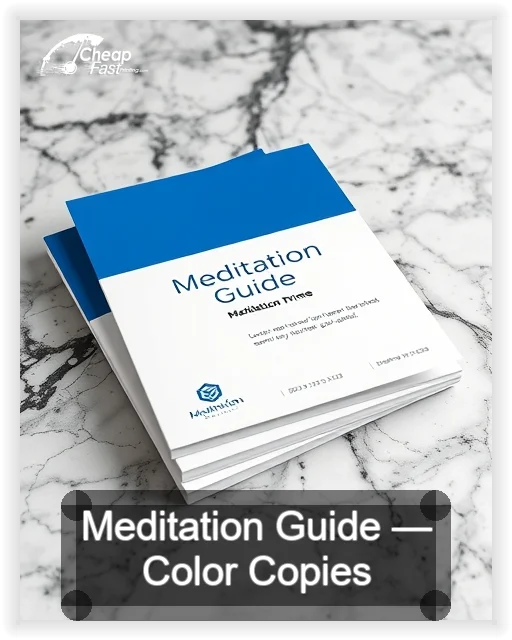 Meditation Guide business card design sample