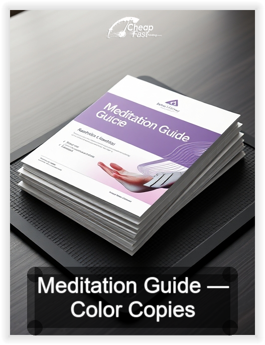 Meditation Guide business card design sample