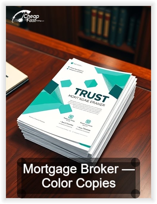 Mortgage Broker business card design sample
