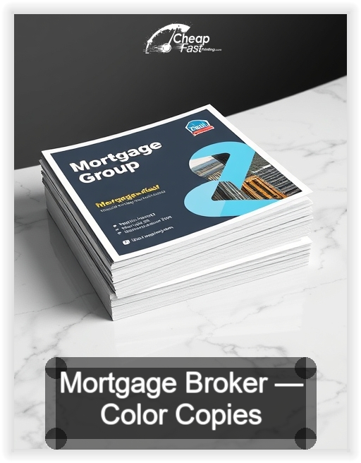 Mortgage Broker business card design sample