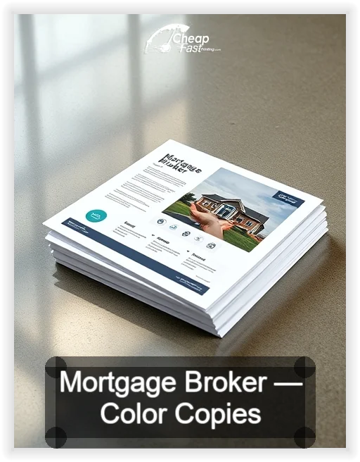 Mortgage Broker business card design sample